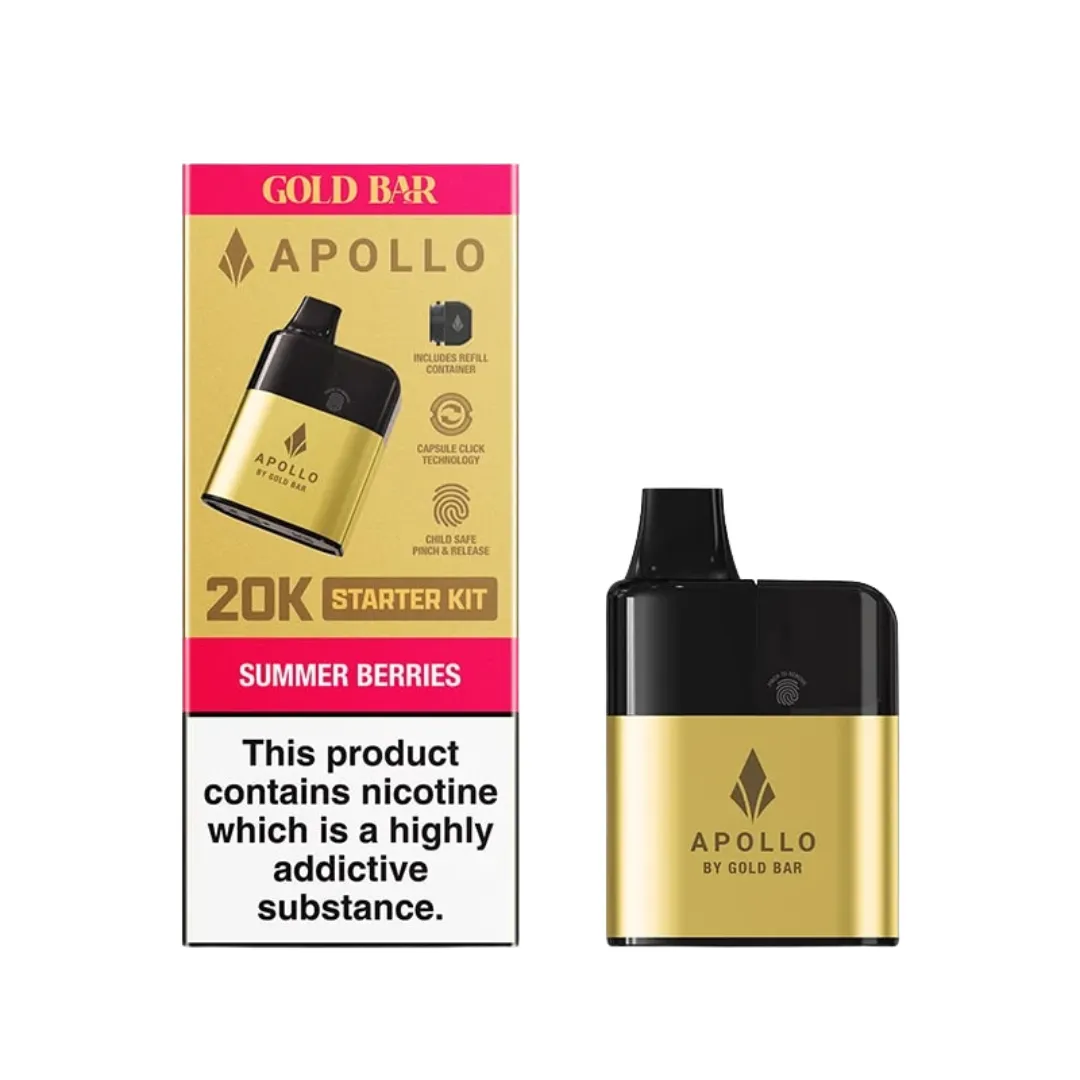 Gold Bar Apollo 20K Puffs Prefilled Vape Kit