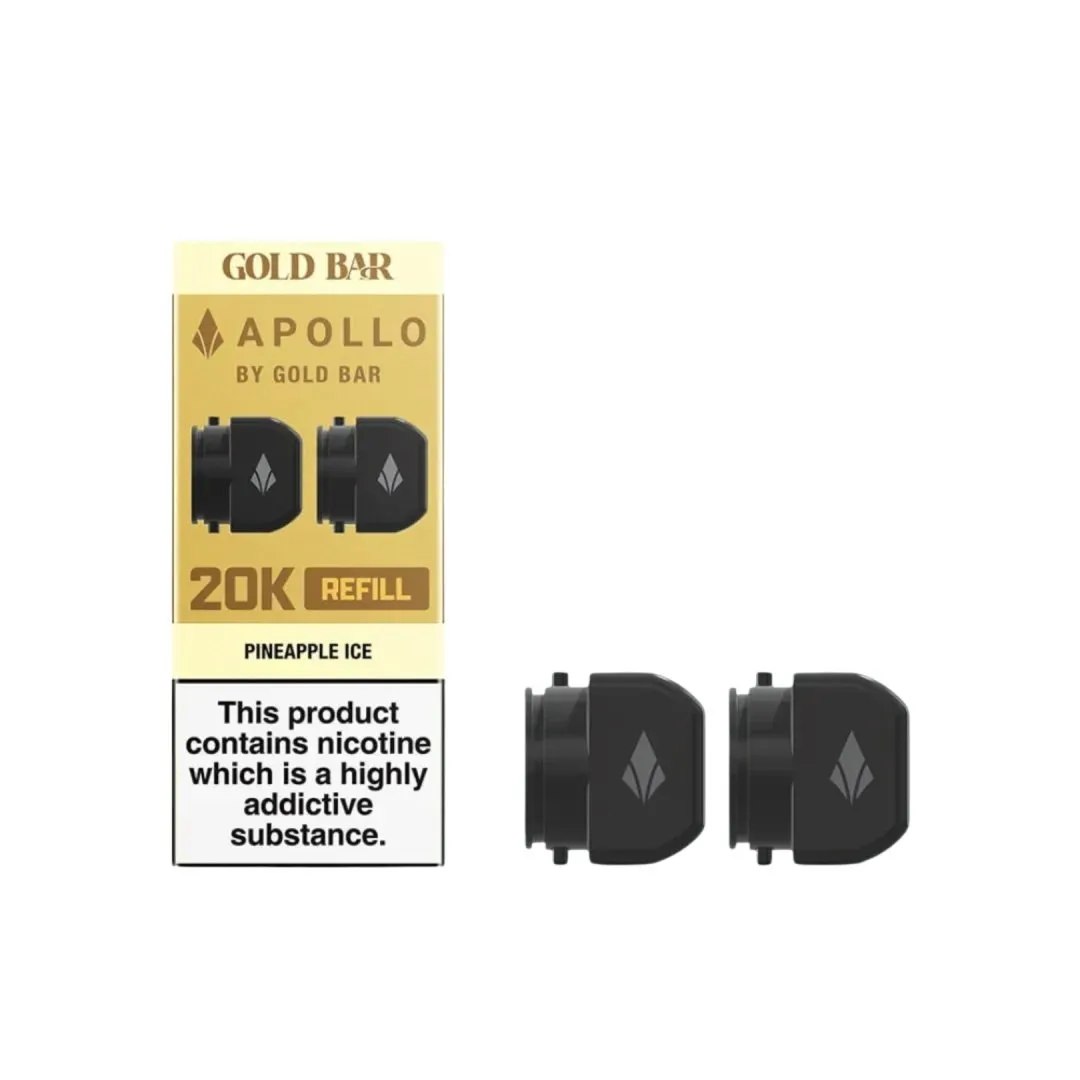 Gold Bar Apollo 20K Prefilled Pods