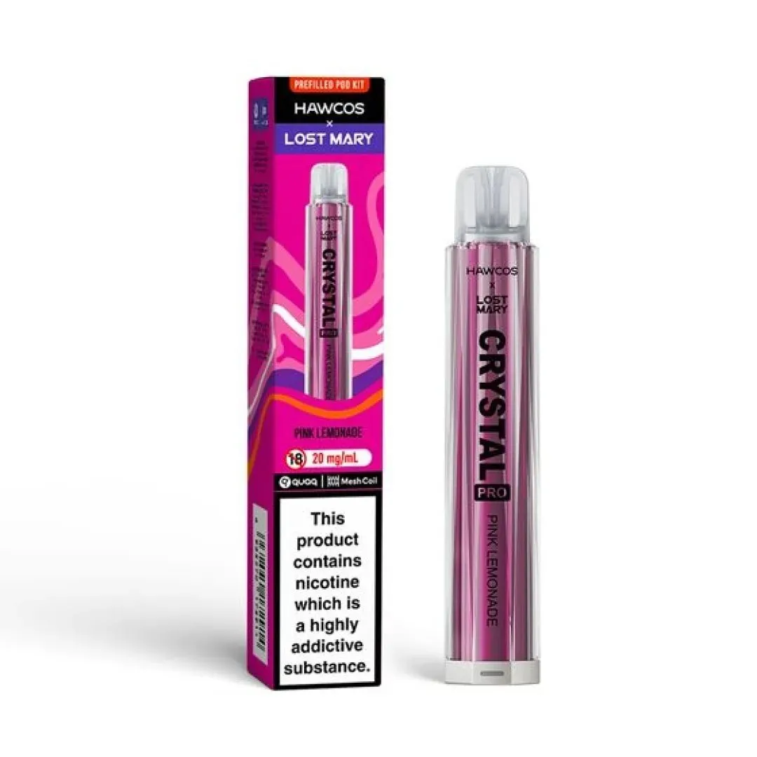 Hawcos x Lost Mary Crystal Pro 600 Prefilled Vape Kit