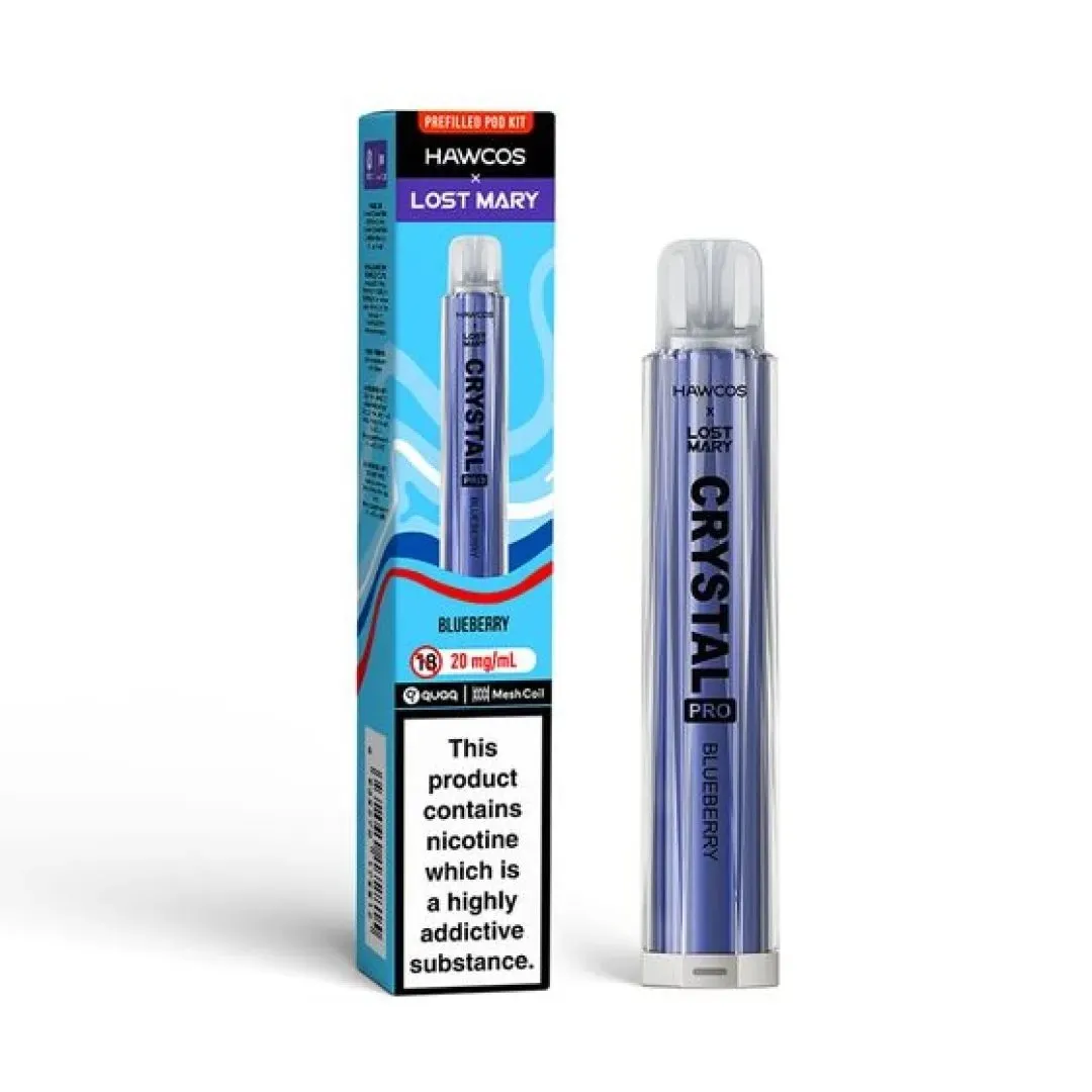 Hawcos x Lost Mary Crystal Pro 600 Prefilled Vape Kit
