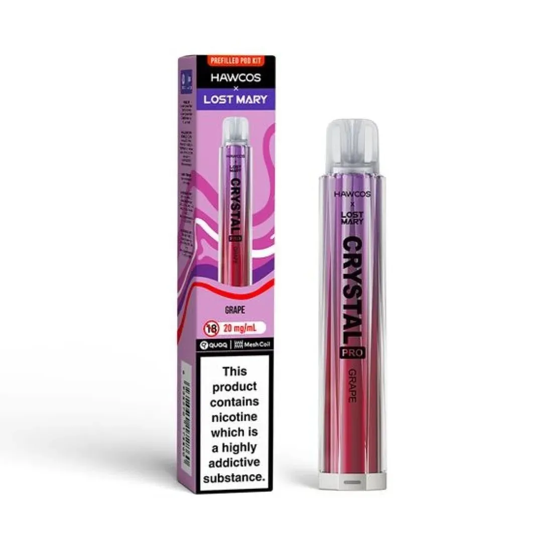 Hawcos x Lost Mary Crystal Pro 600 Prefilled Vape Kit