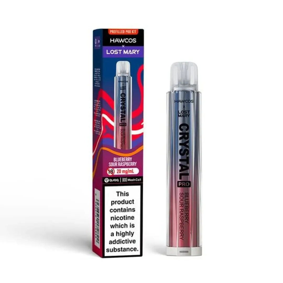 Hawcos x Lost Mary Crystal Pro 600 Prefilled Vape Kit