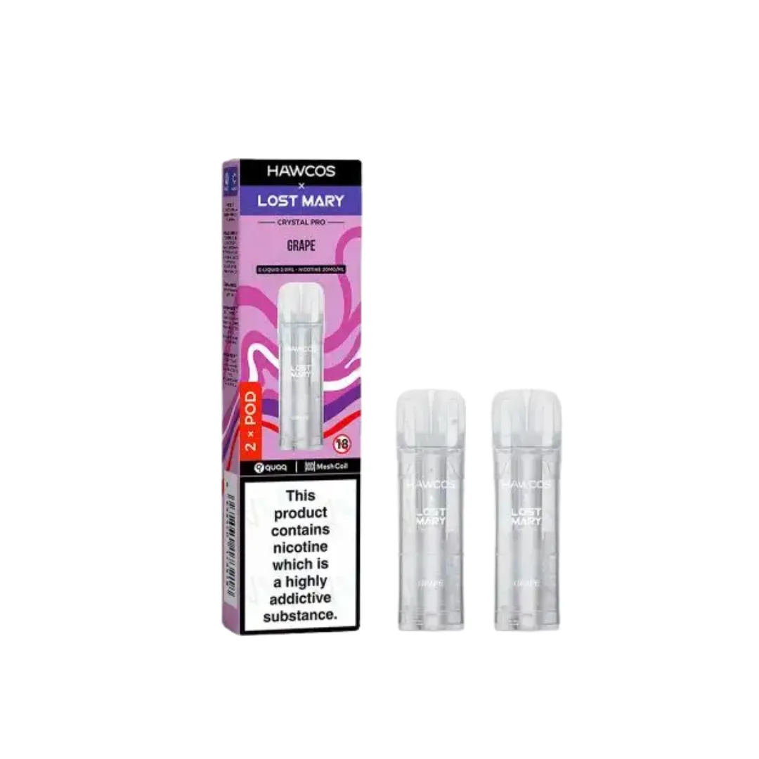 Hawcos x Lost Mary Crystal Pro 600 Prefilled Pods