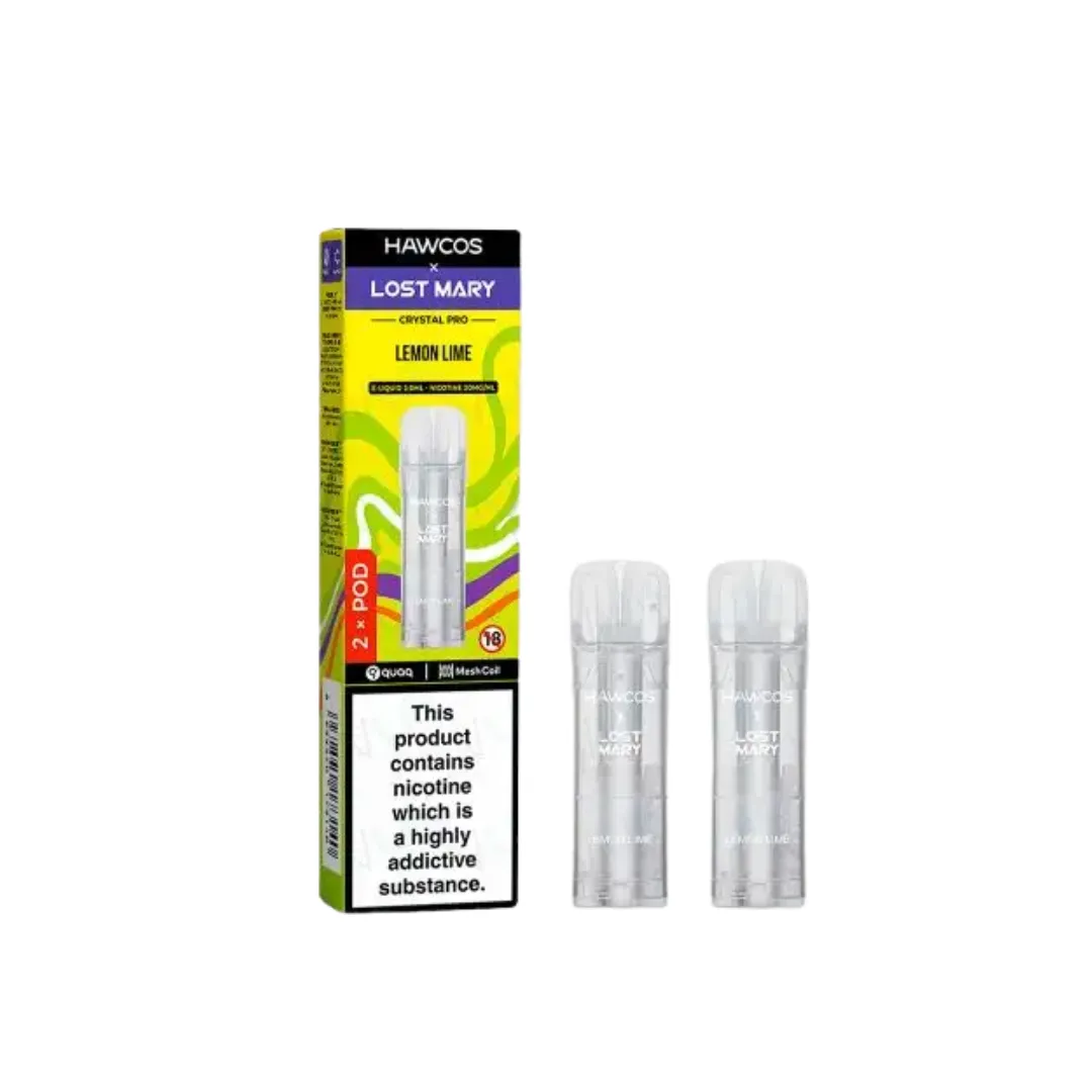 Hawcos x Lost Mary Crystal Pro 600 Prefilled Pods