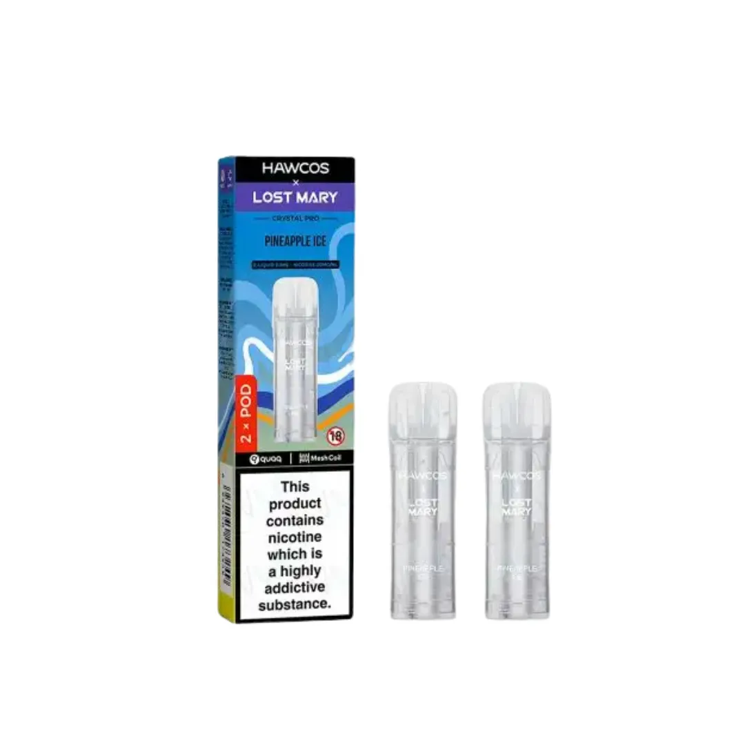 Hawcos x Lost Mary Crystal Pro 600 Prefilled Pods