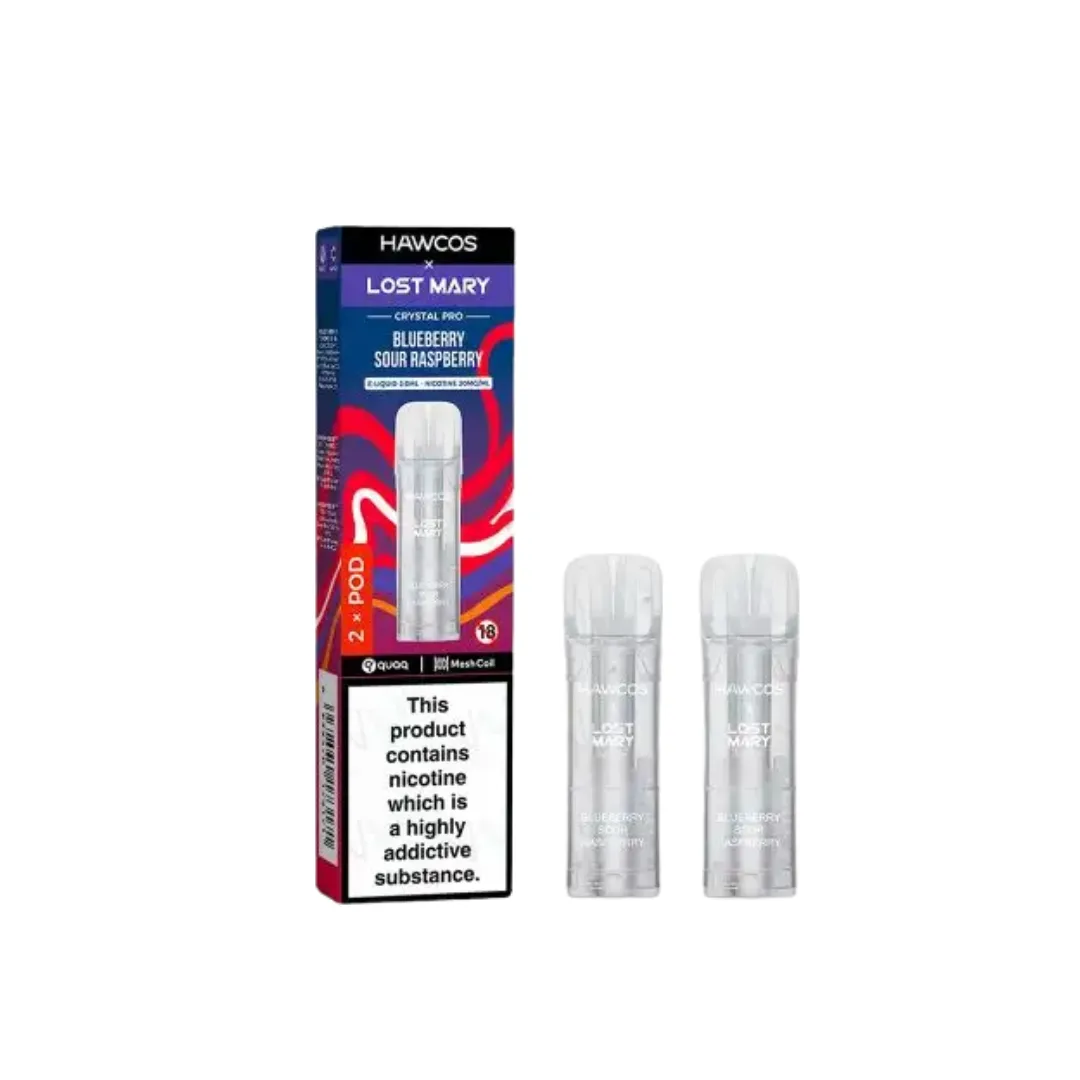 Hawcos x Lost Mary Crystal Pro 600 Prefilled Pods