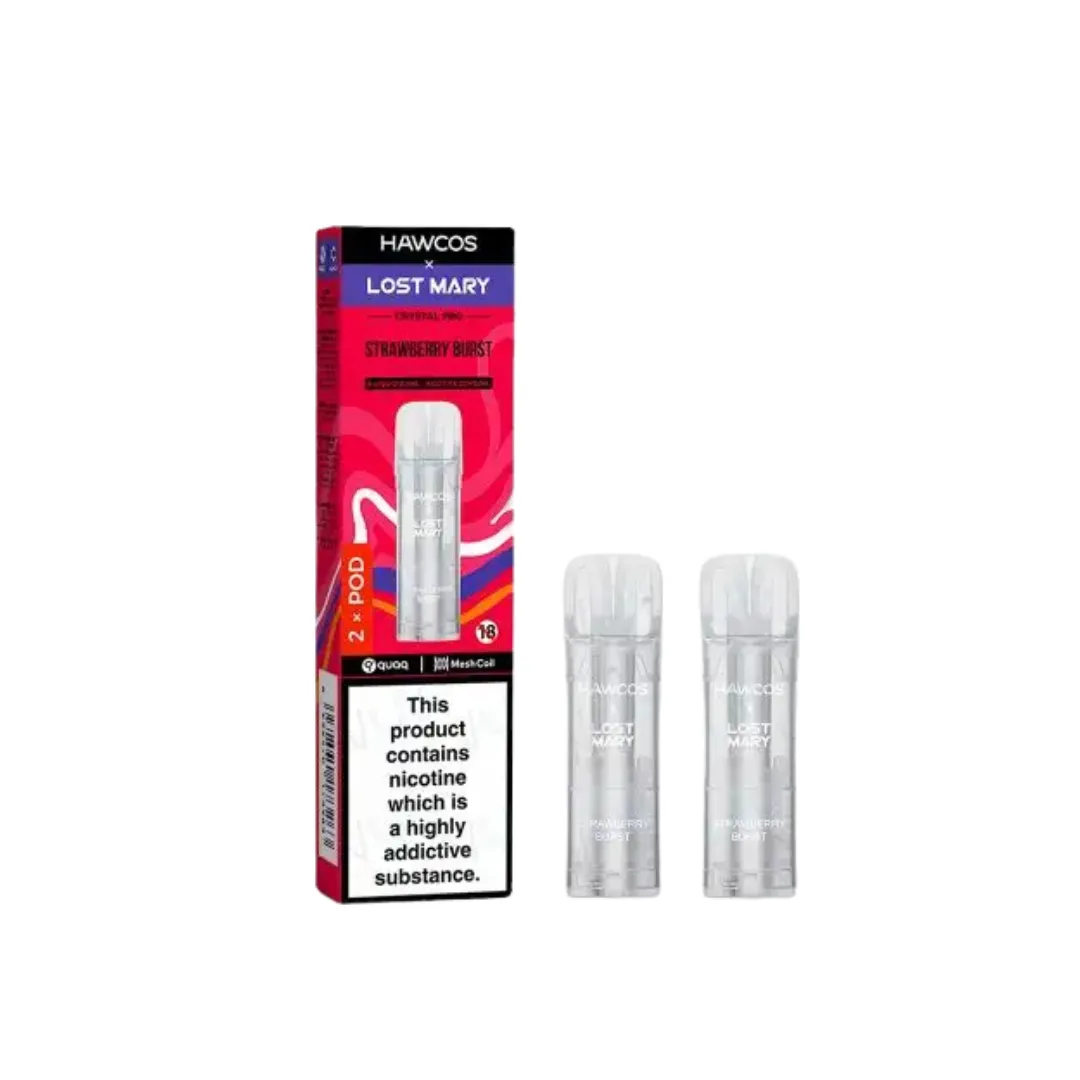 Hawcos x Lost Mary Crystal Pro 600 Prefilled Pods