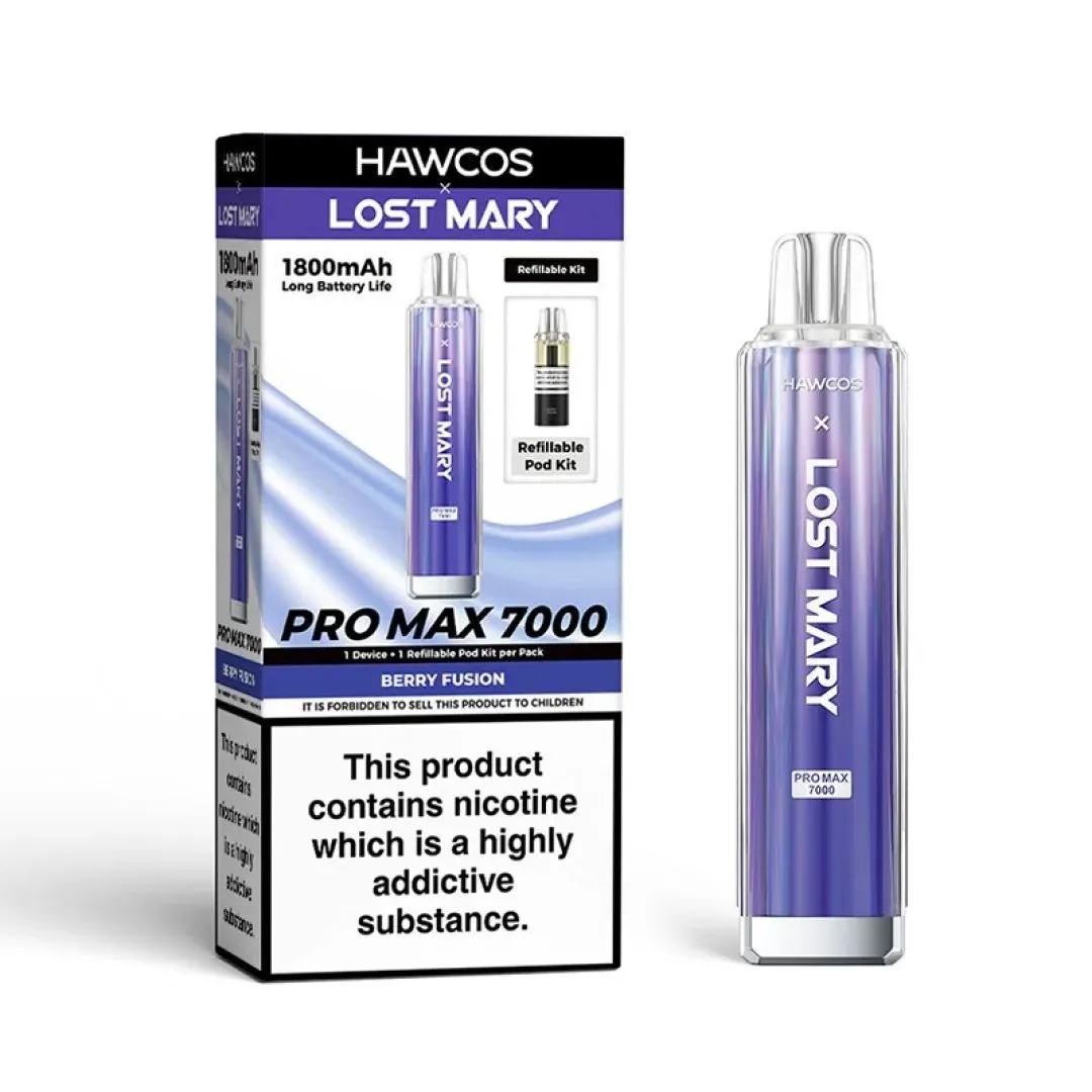 Hawcos x Lost Mary Pro Max 7000 Prefilled Vape kit