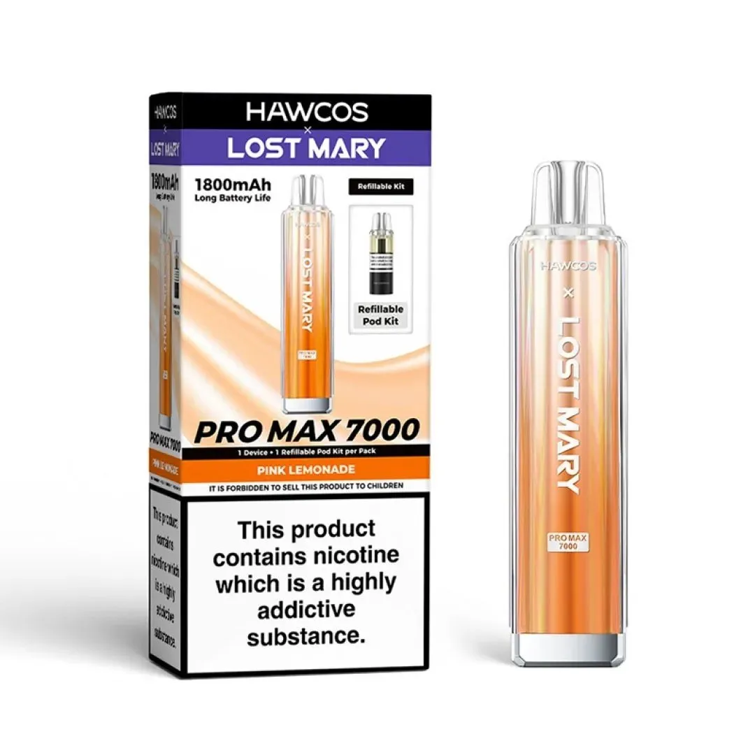 Hawcos x Lost Mary Pro Max 7000 Prefilled Vape kit