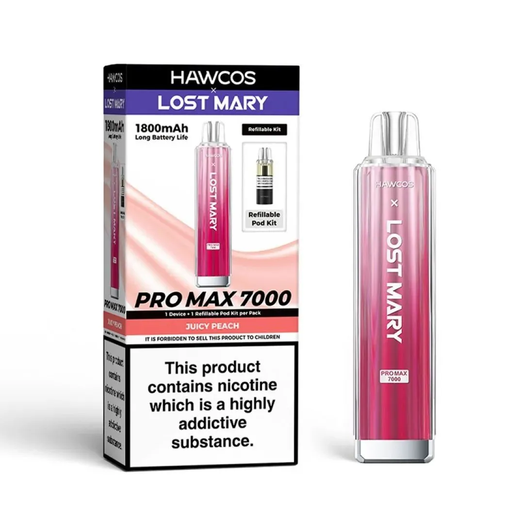 Hawcos x Lost Mary Pro Max 7000 Prefilled Vape kit