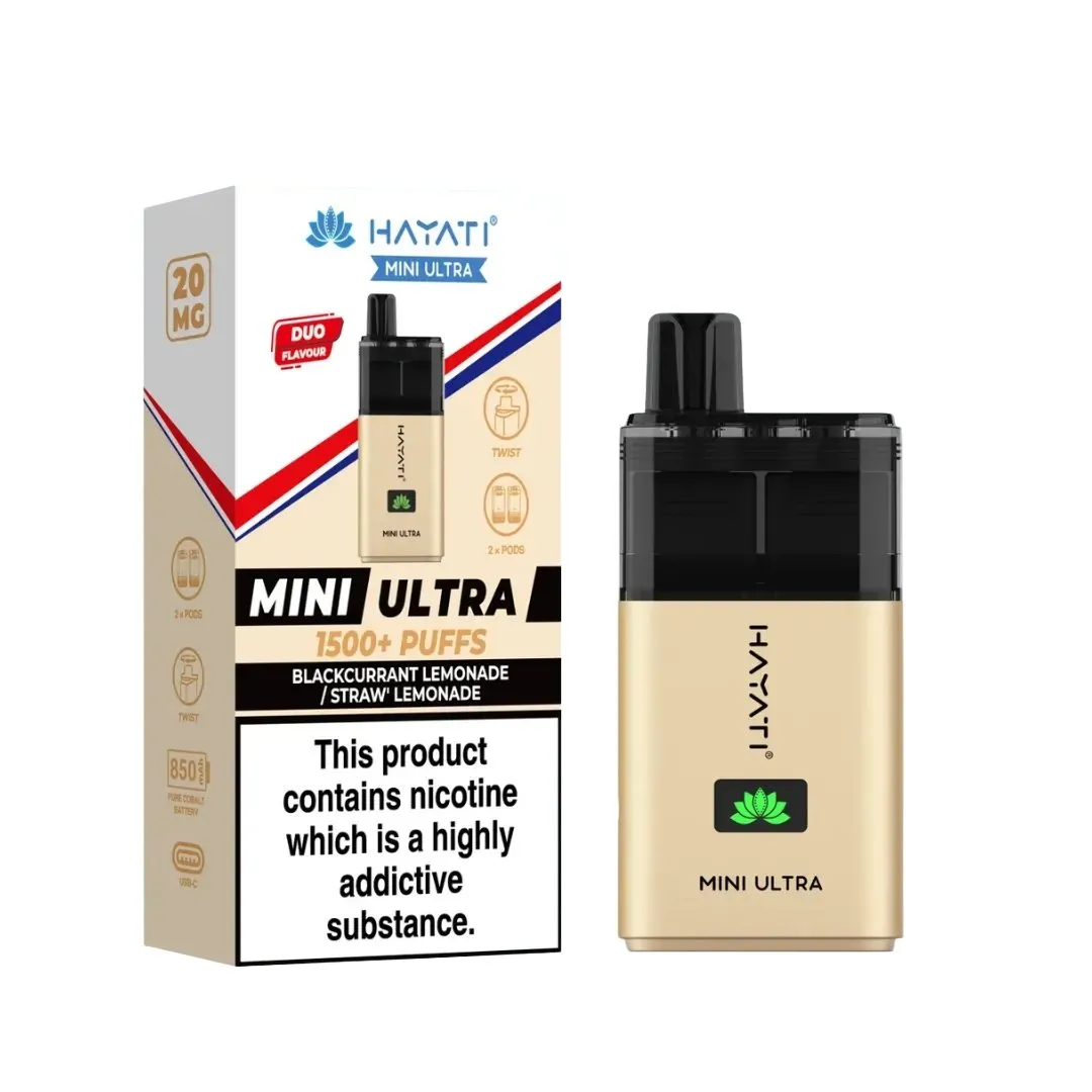 Hayati Mini Ultra 1500 Puffs Prefilled Vape kit