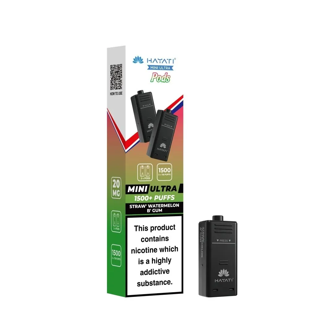 Hayati Mini Ultra 1500 Prefilled Pods