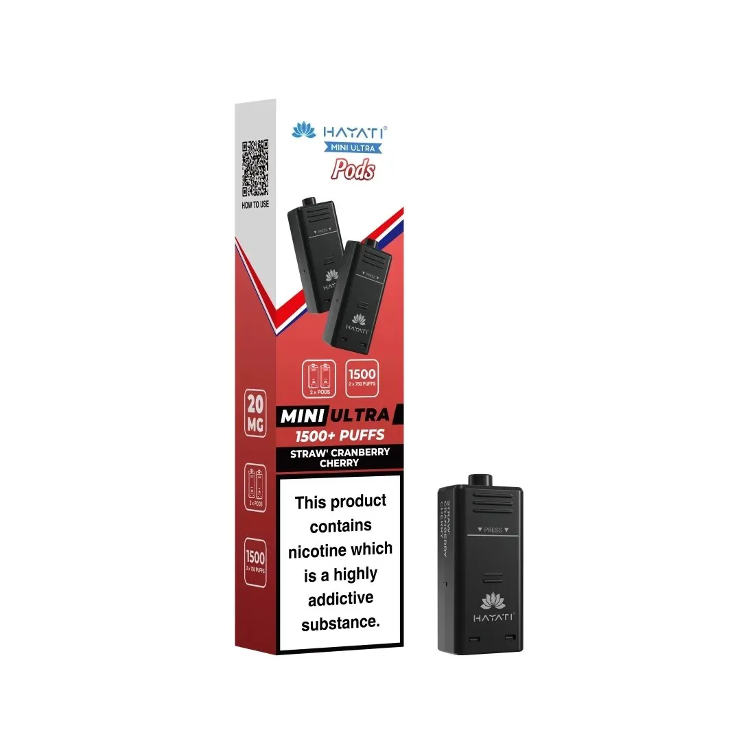 Hayati Mini Ultra 1500 Prefilled Pods