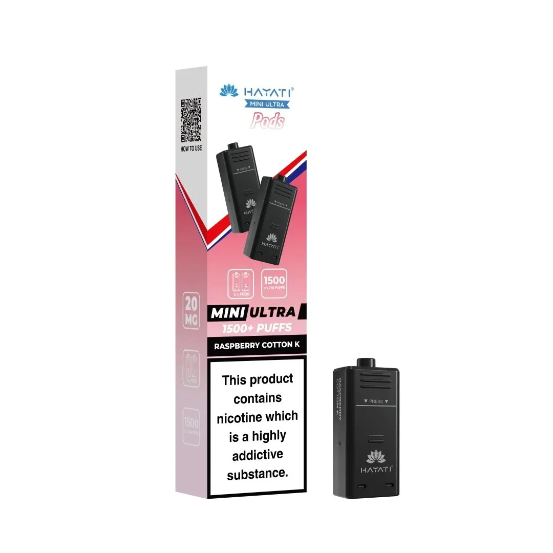 Hayati Mini Ultra 1500 Prefilled Pods