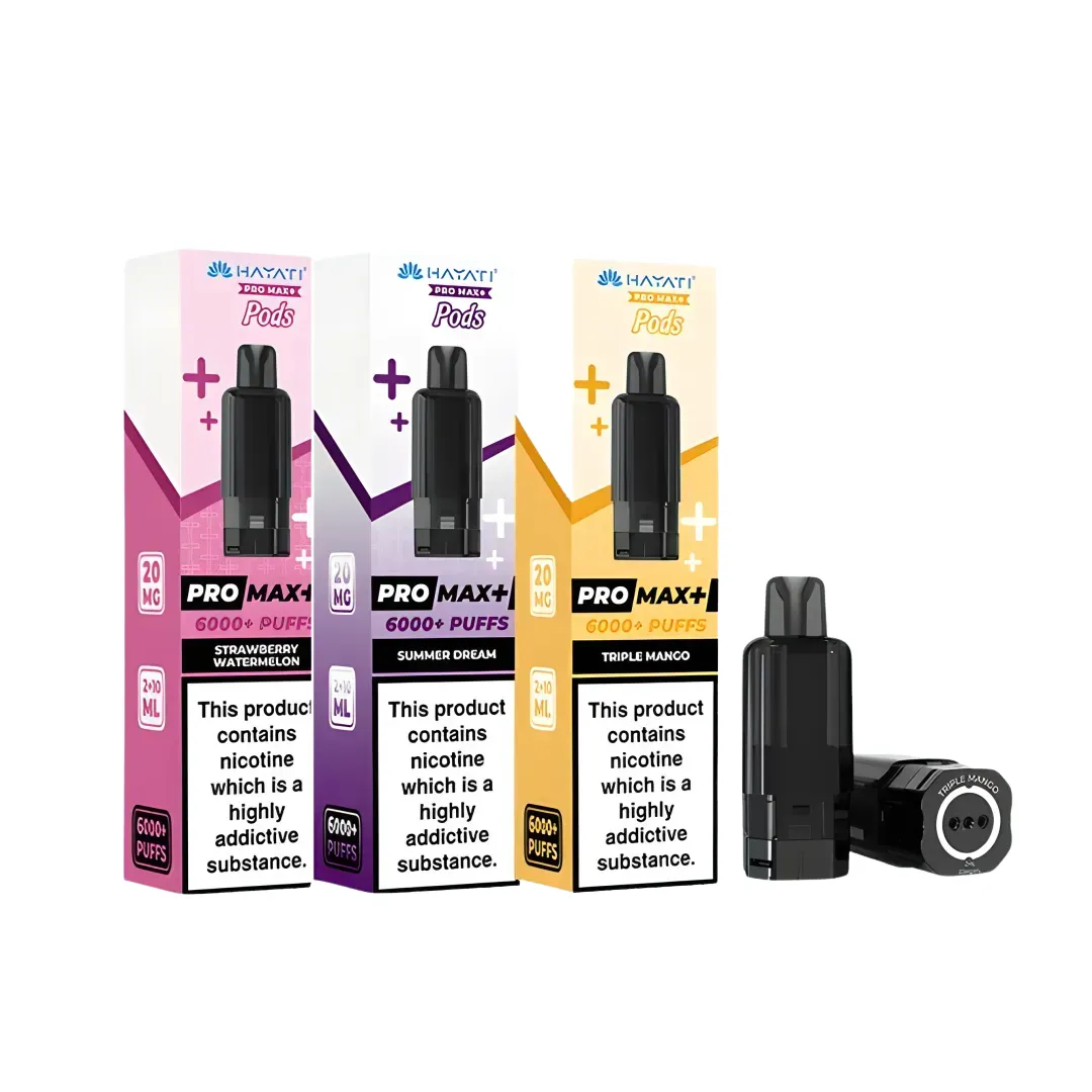 Hayati Pro Max Plus 6000 Puffs Prefilled Pods