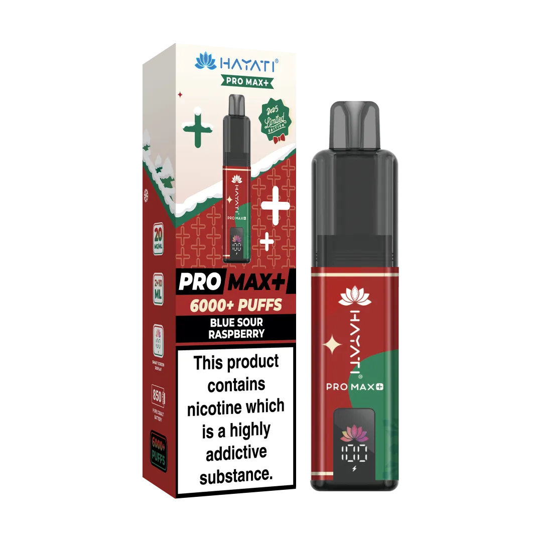 Hayati Pro Max+ 6000 Puffs Kit Christmas Edition