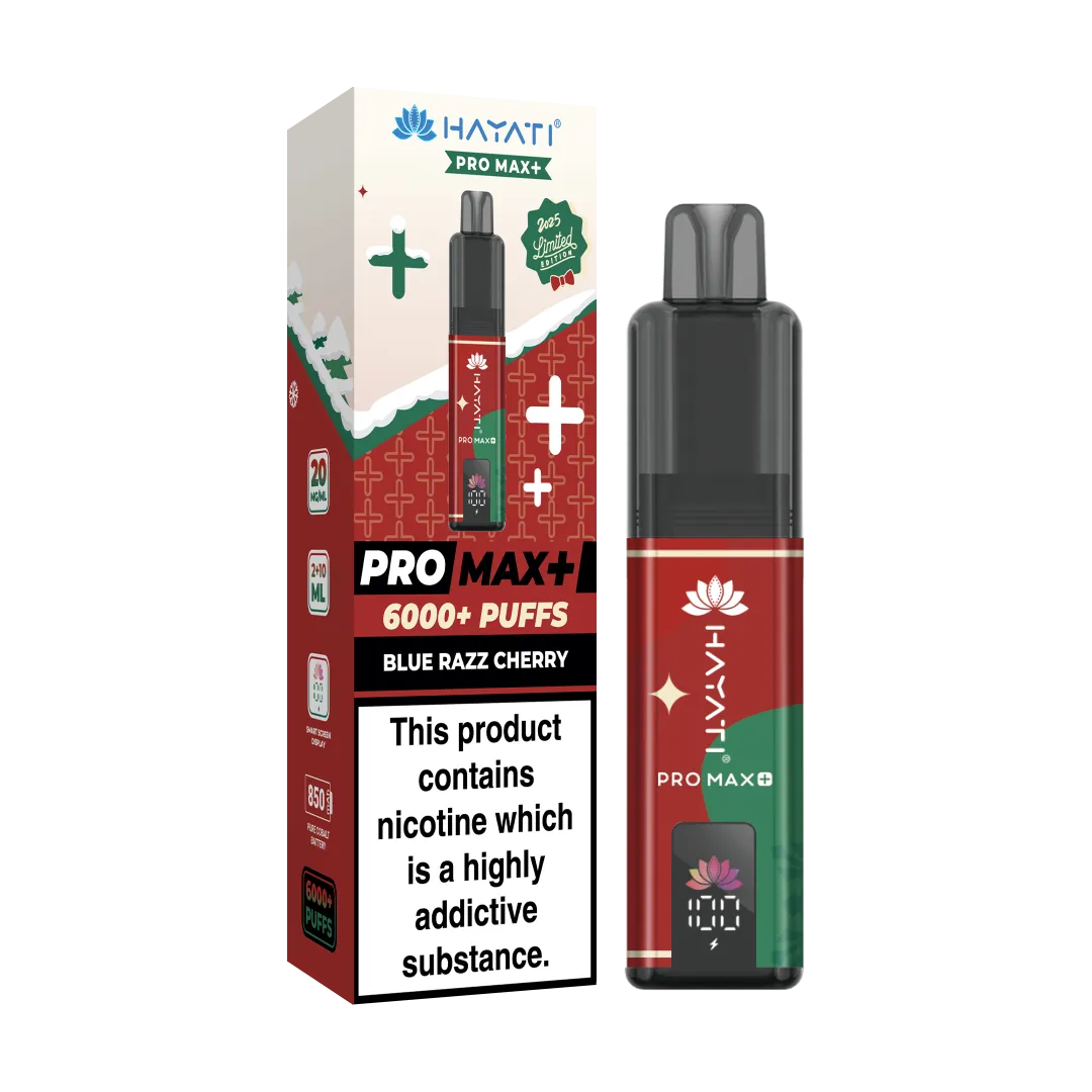Hayati Pro Max+ 6000 Puffs Kit Christmas Edition