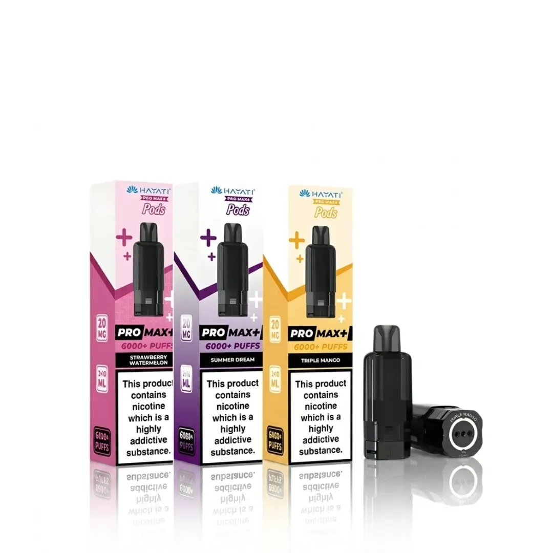 Hayati Pro Max Plus 6000 Puffs Prefilled Pods