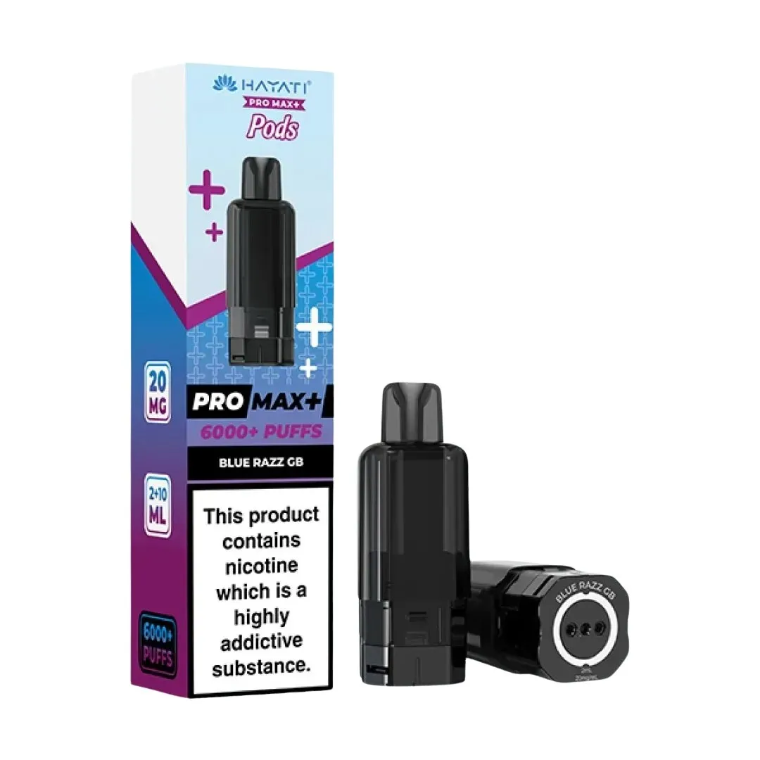 Hayati Pro Max Plus 6000 Puffs Prefilled Pods