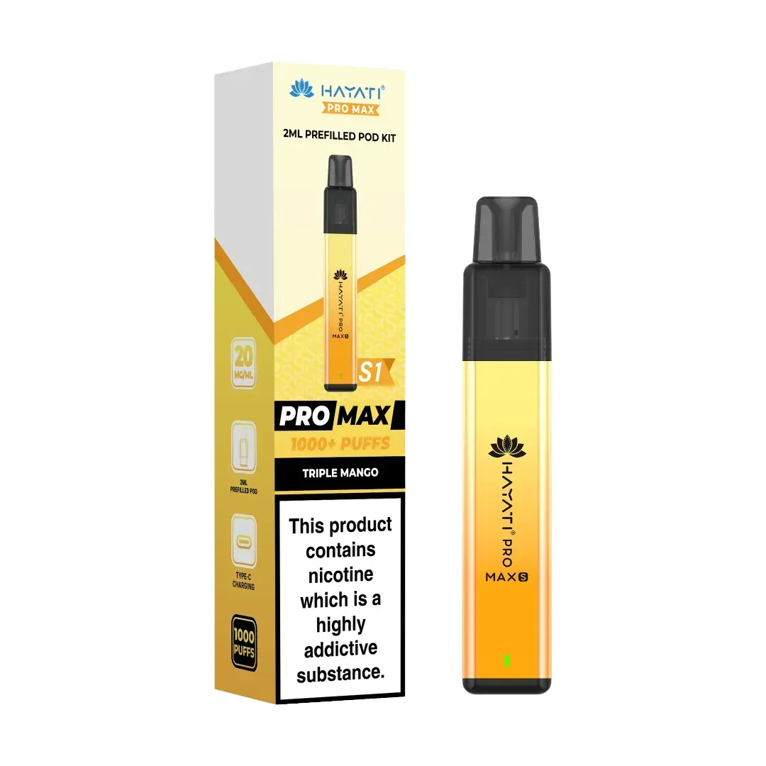Hayati Pro Mini+ 1000 Puffs Prefilled Vape Kit