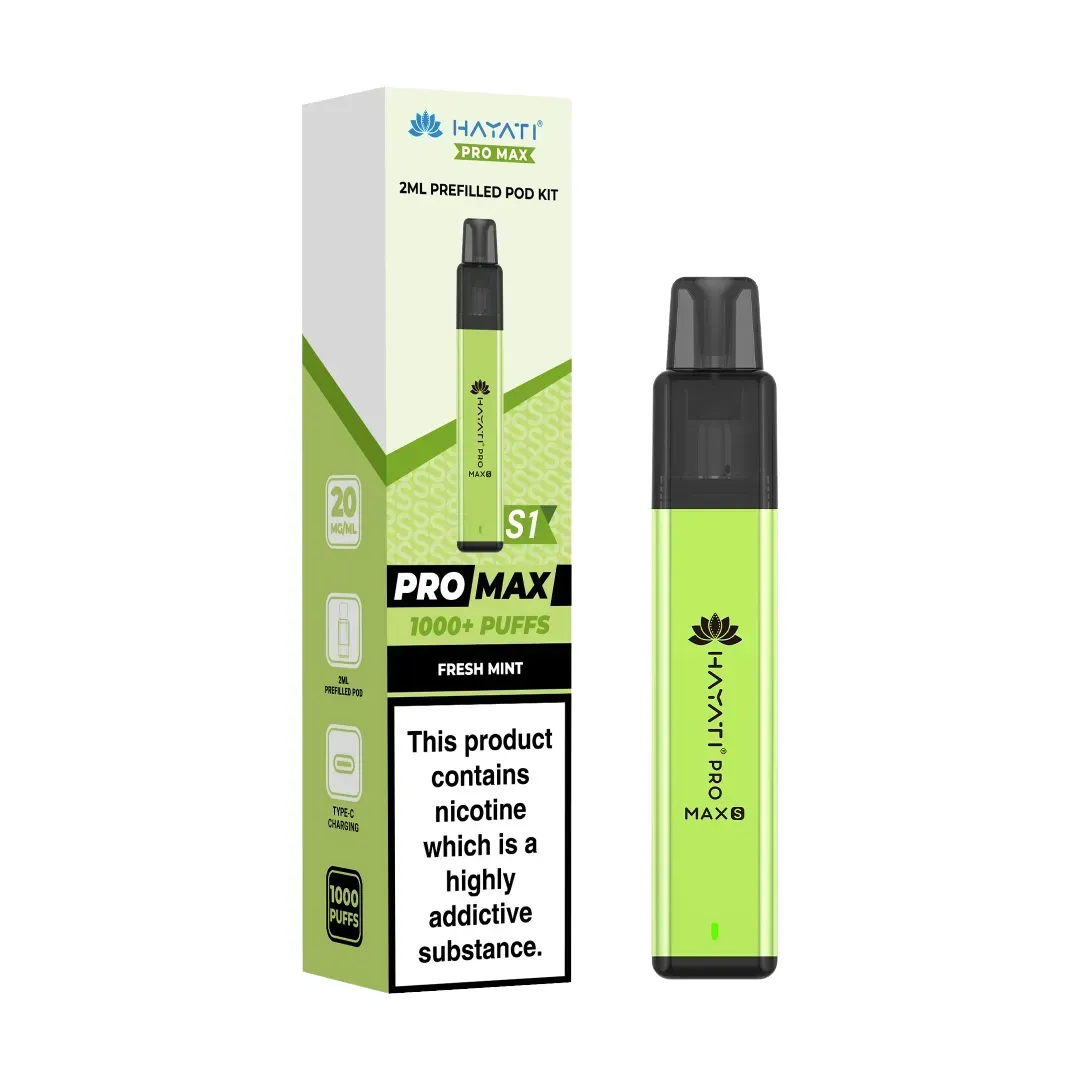 Hayati Pro Mini+ 1000 Puffs Prefilled Vape Kit