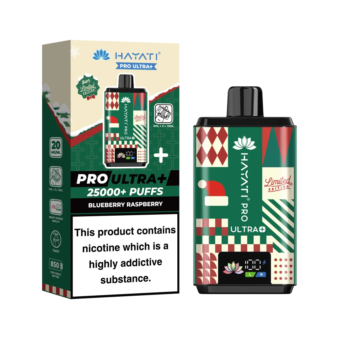 Hayati Pro Ultra+ 25000 Puffs Kit Christmas Edition