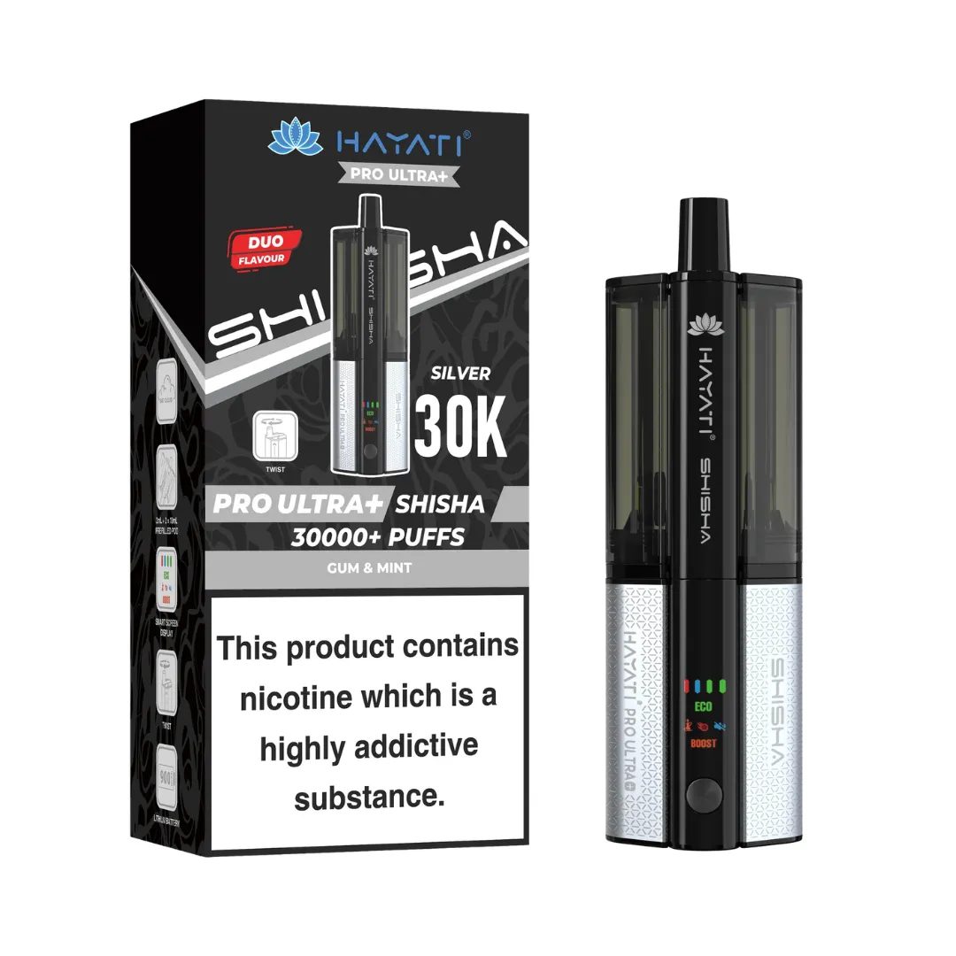 Hayati Pro Ultra+ Shisha 30K Puffs Vape Kit
