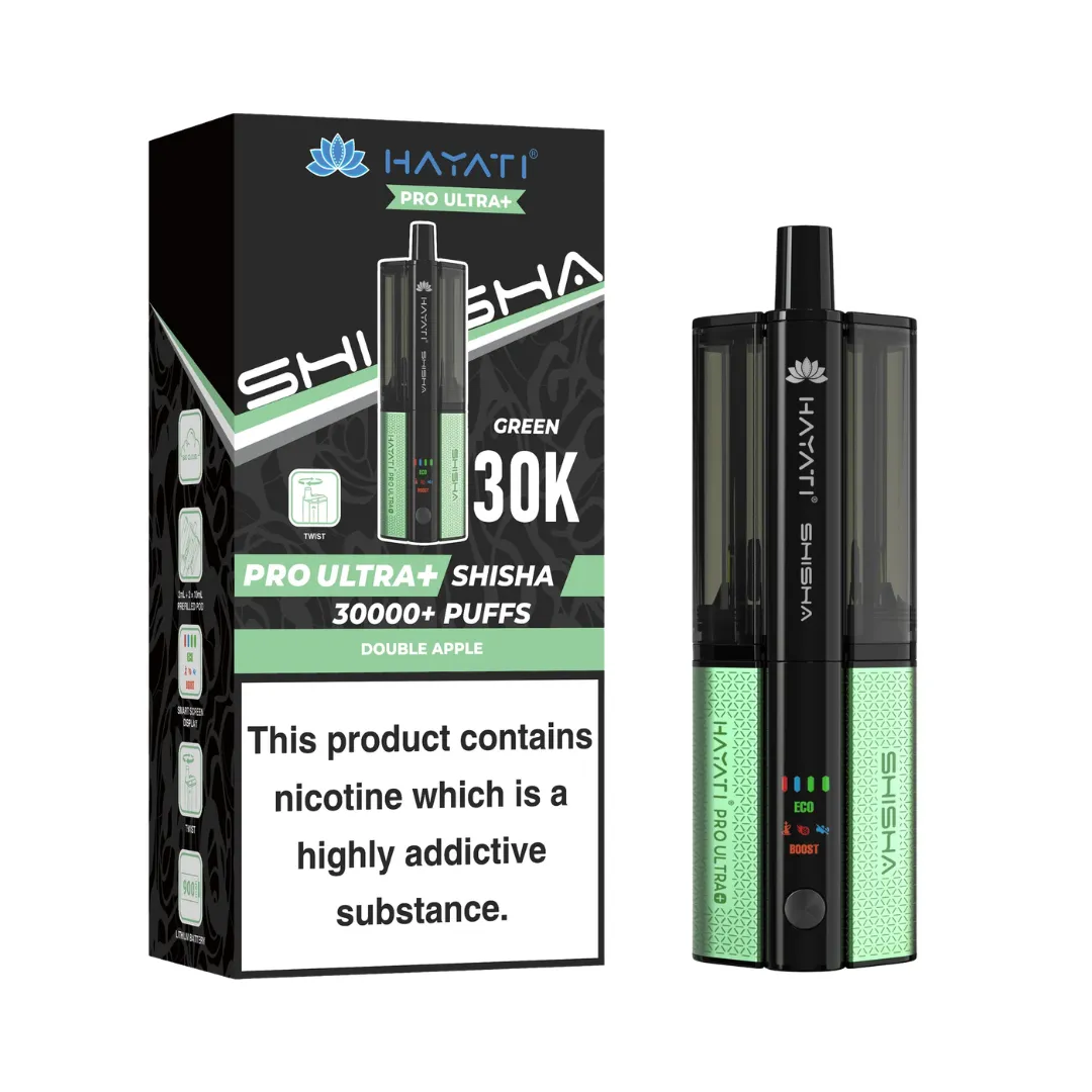 Hayati Pro Ultra+ Shisha 30K Puffs Vape Kit