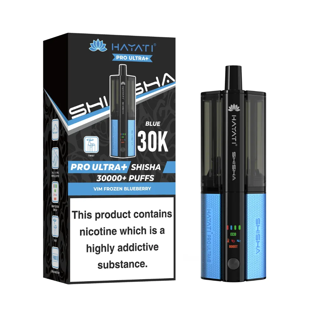 Hayati Pro Ultra+ Shisha 30K Puffs Vape Kit