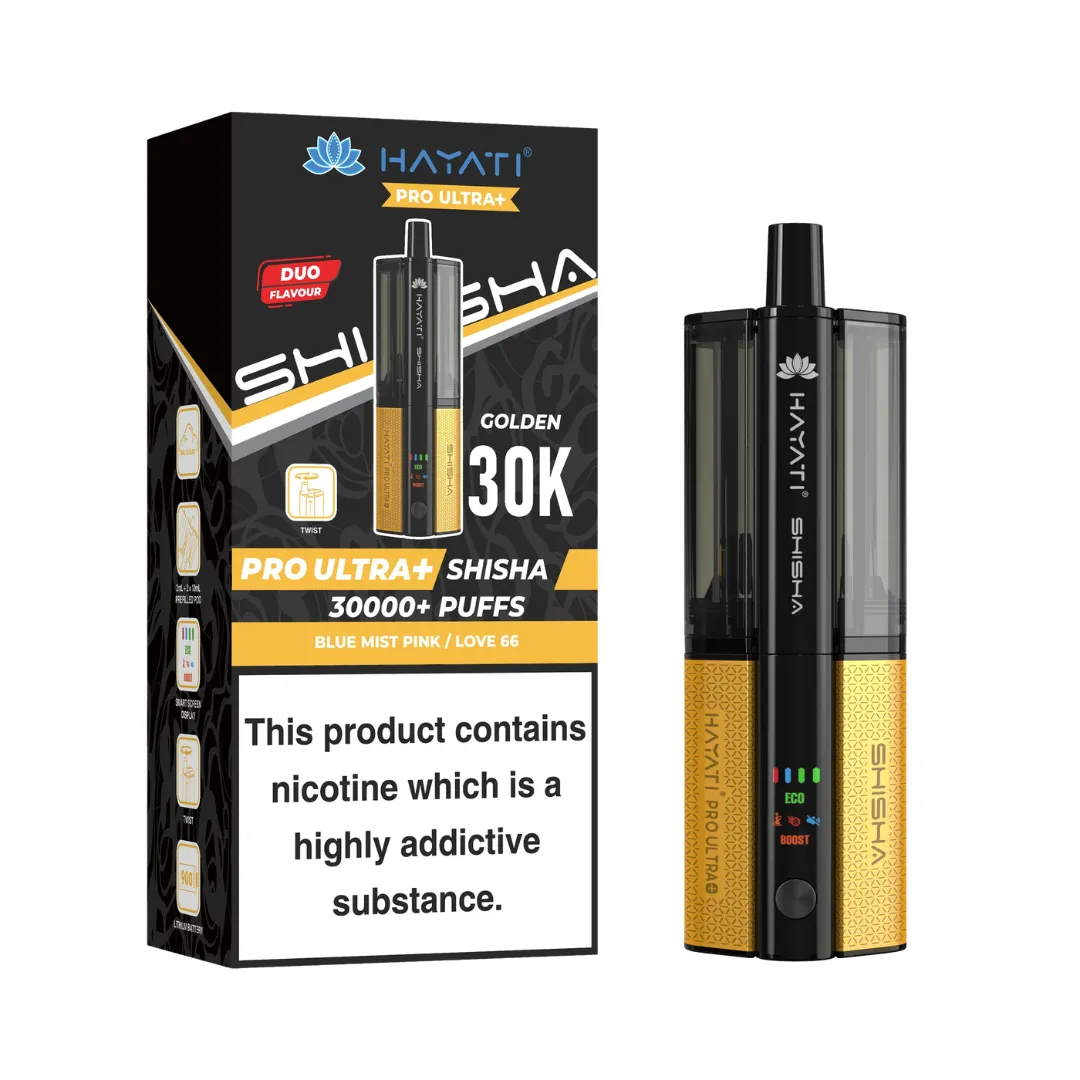 Hayati Pro Ultra+ Shisha 30K Puffs Vape Kit