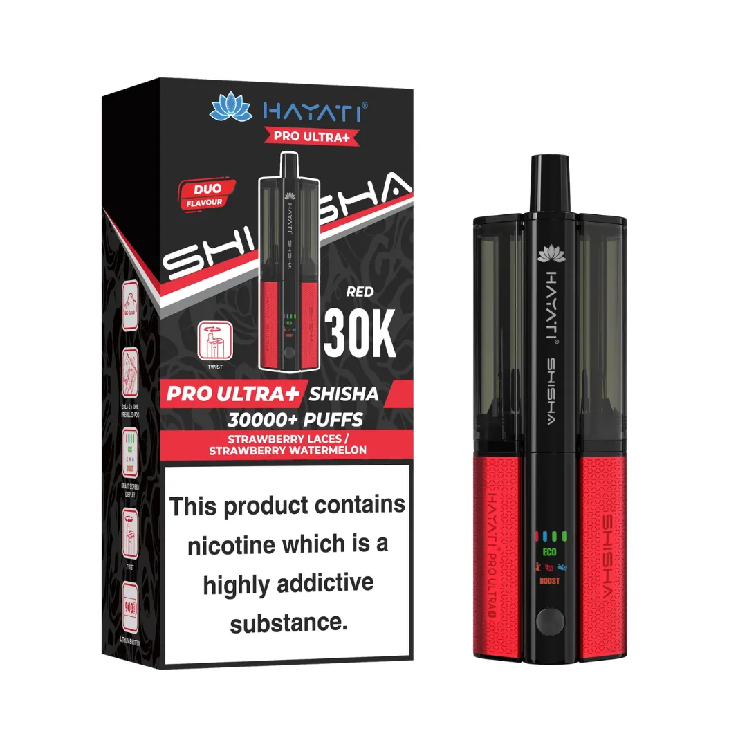 Hayati Pro Ultra+ Shisha 30K Puffs Vape Kit