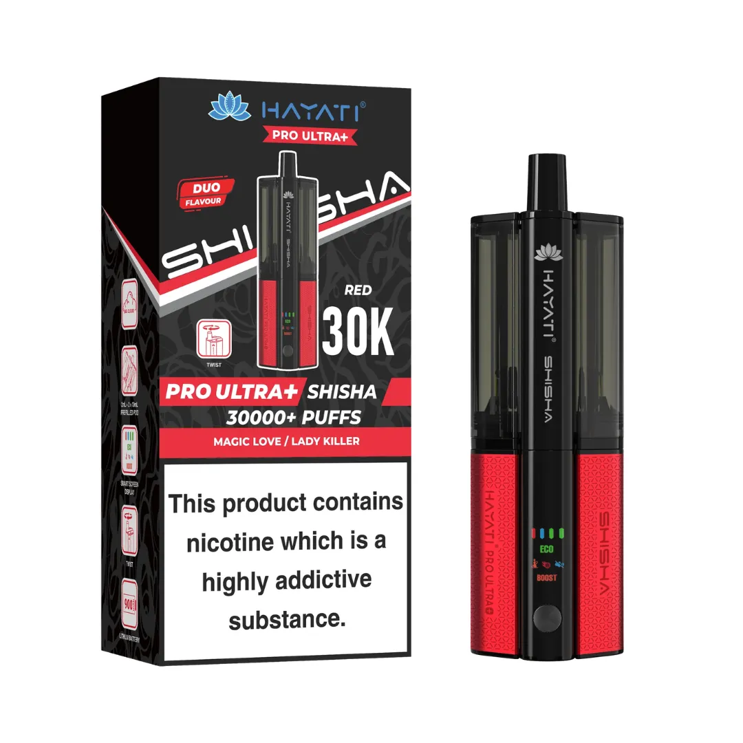 Hayati Pro Ultra+ Shisha 30K Puffs Vape Kit