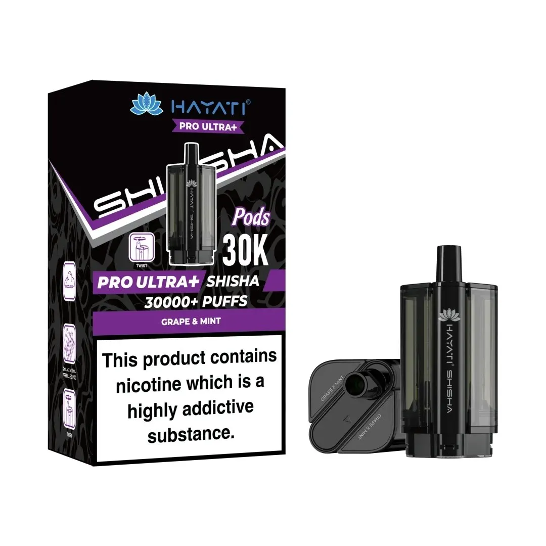Hayati Pro Ultra+ Shisha 30K Prefilled Pods