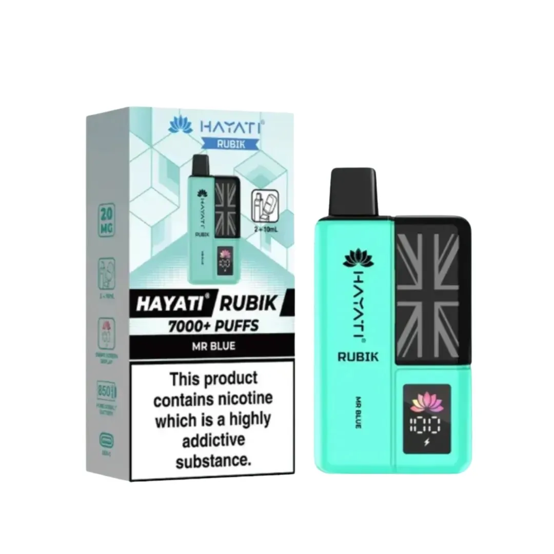 Hayati Rubik 7000 Puffs Prefilled Vape kit