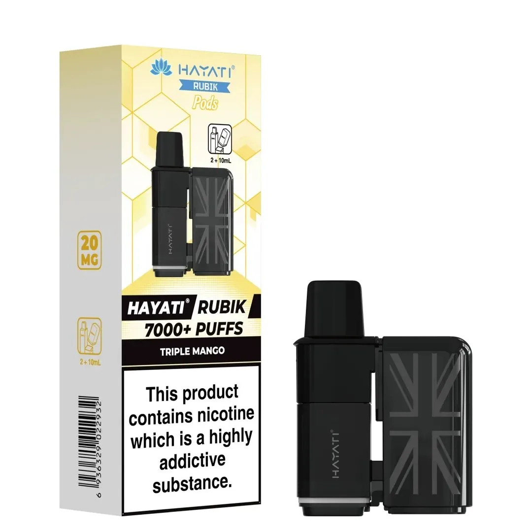 Hayati Rubik 7000 Puffs Prefilled Pods