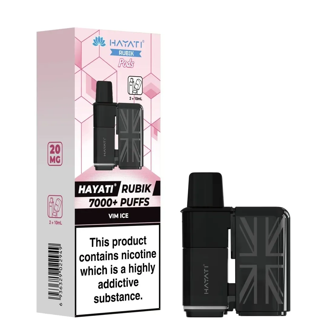 Hayati Rubik 7000 Puffs Prefilled Pods