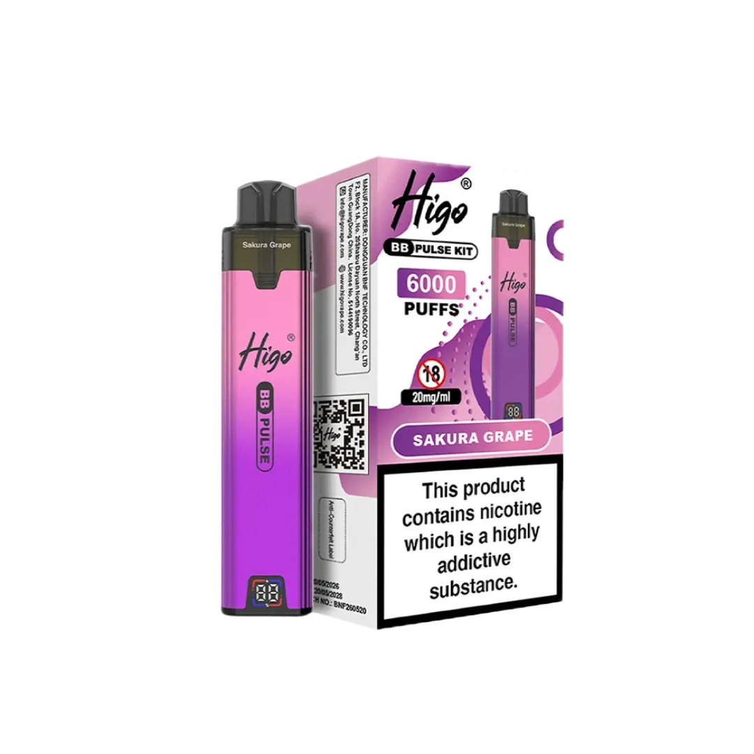Higo BB Pulse 6K Prefilled Pod Kit - Coming Soon