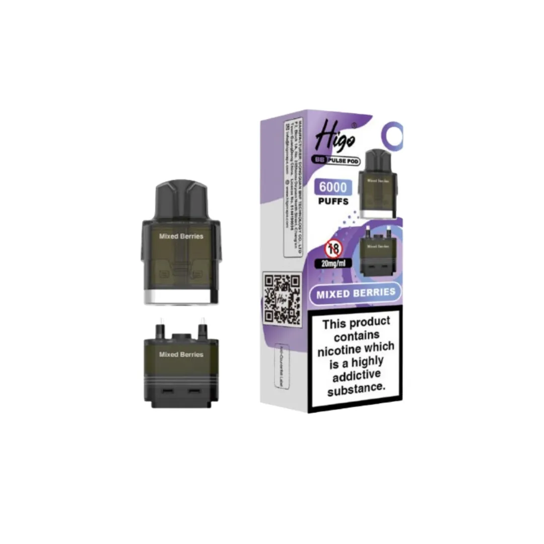 Higo BB Pulse 6K Refill Pods - Coming Soon