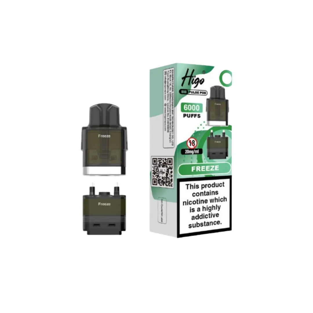 Higo BB Pulse 6K Refill Pods - Coming Soon