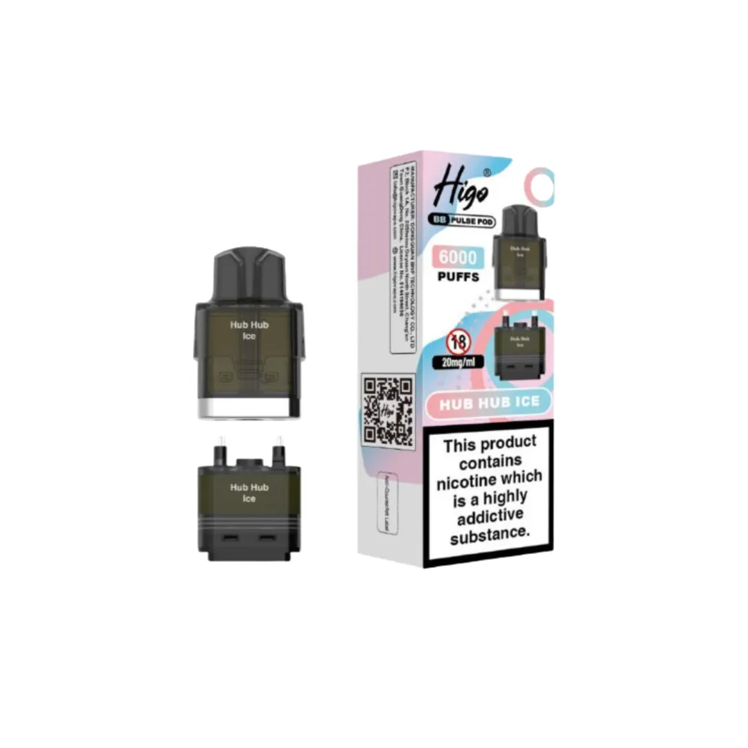 Higo BB Pulse 6K Refill Pods - Coming Soon