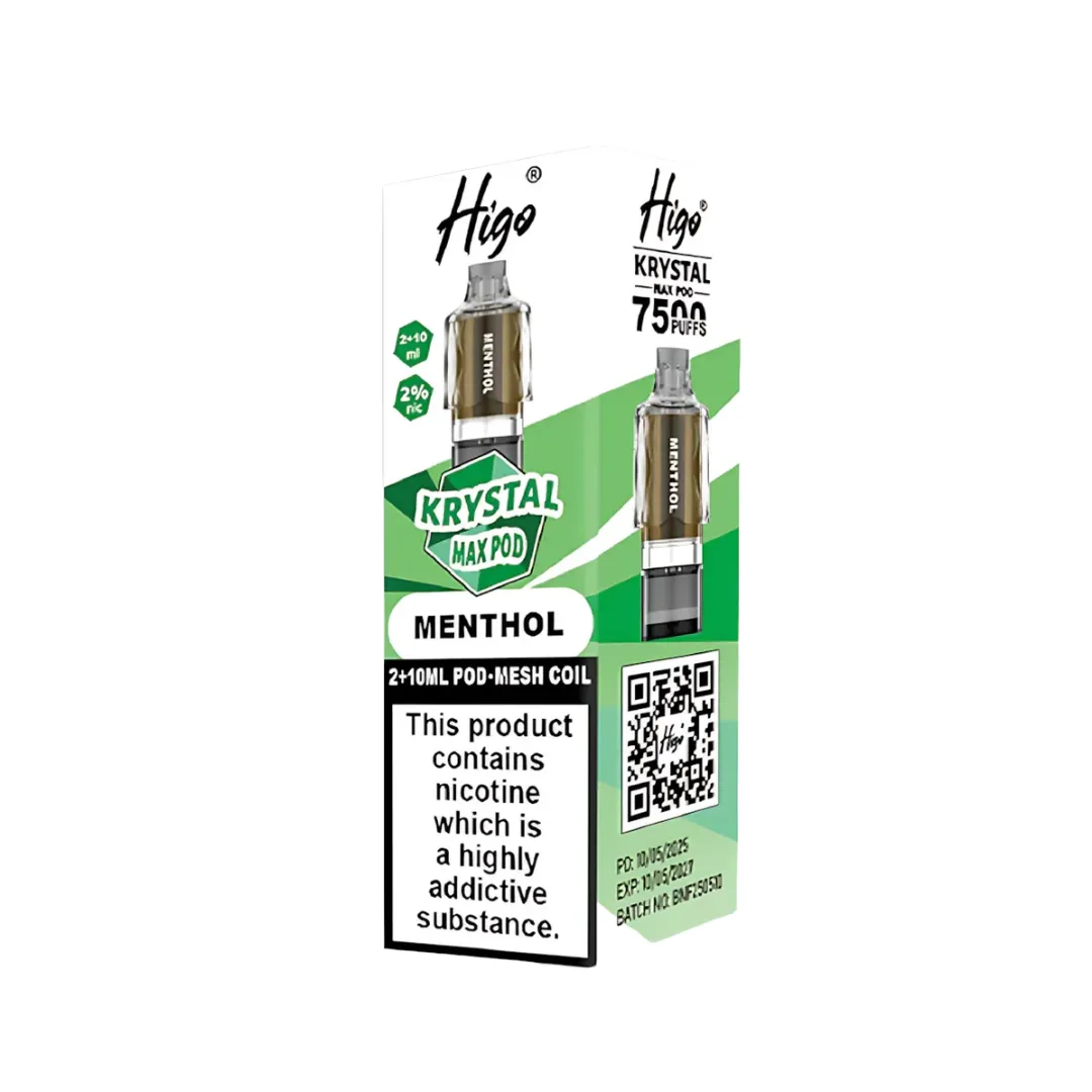 Higo Krystal Max 7500 Puffs Prefilled Pods