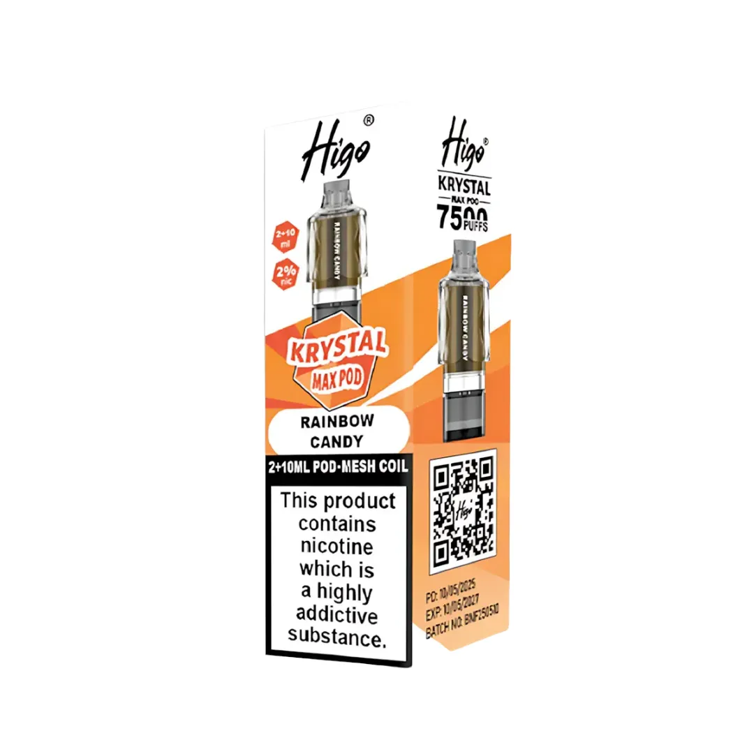 Higo Krystal Max 7500 Puffs Prefilled Pods