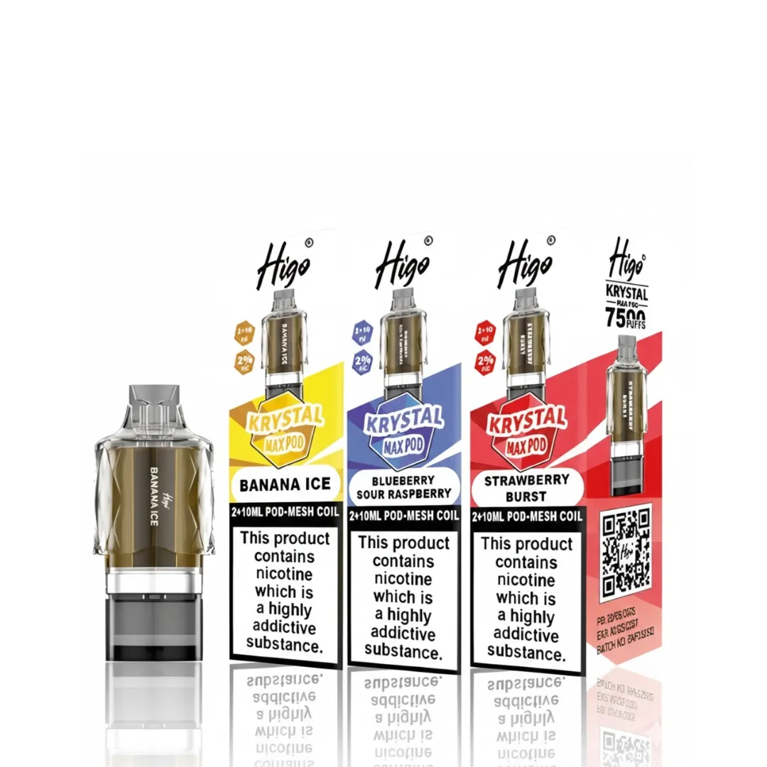 Higo Krystal Max 7500 Puffs Prefilled Pods
