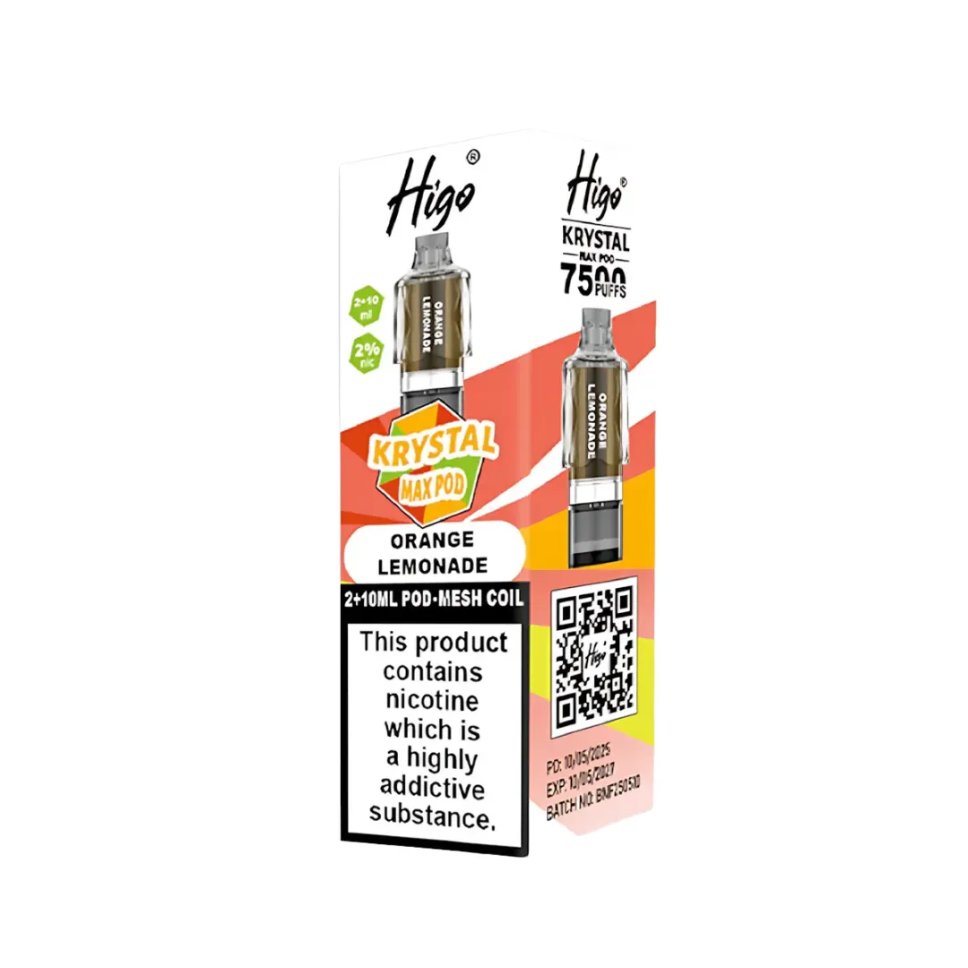 Higo Krystal Max 7500 Puffs Prefilled Pods