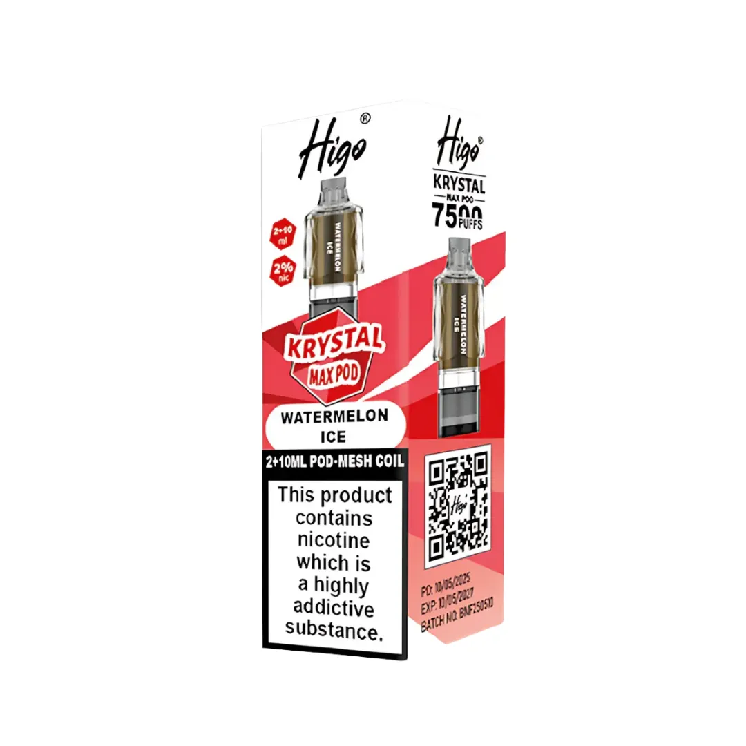 Higo Krystal Max 7500 Puffs Prefilled Pods