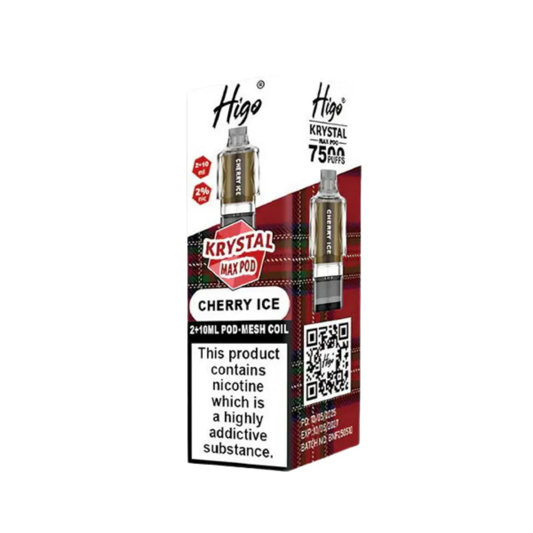 Higo Krystal Max 7500 Puffs Prefilled Pods
