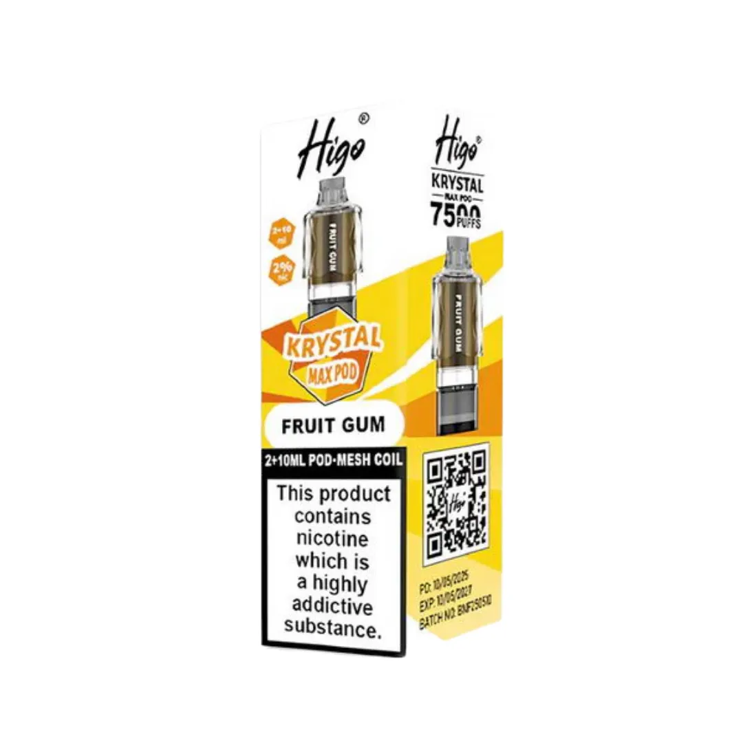 Higo Krystal Max 7500 Puffs Prefilled Pods