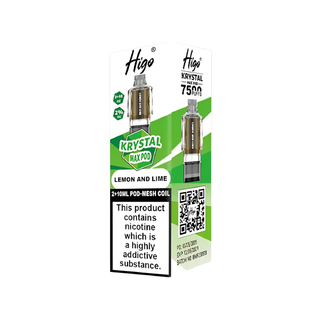Higo Krystal Max 7500 Puffs Prefilled Pods
