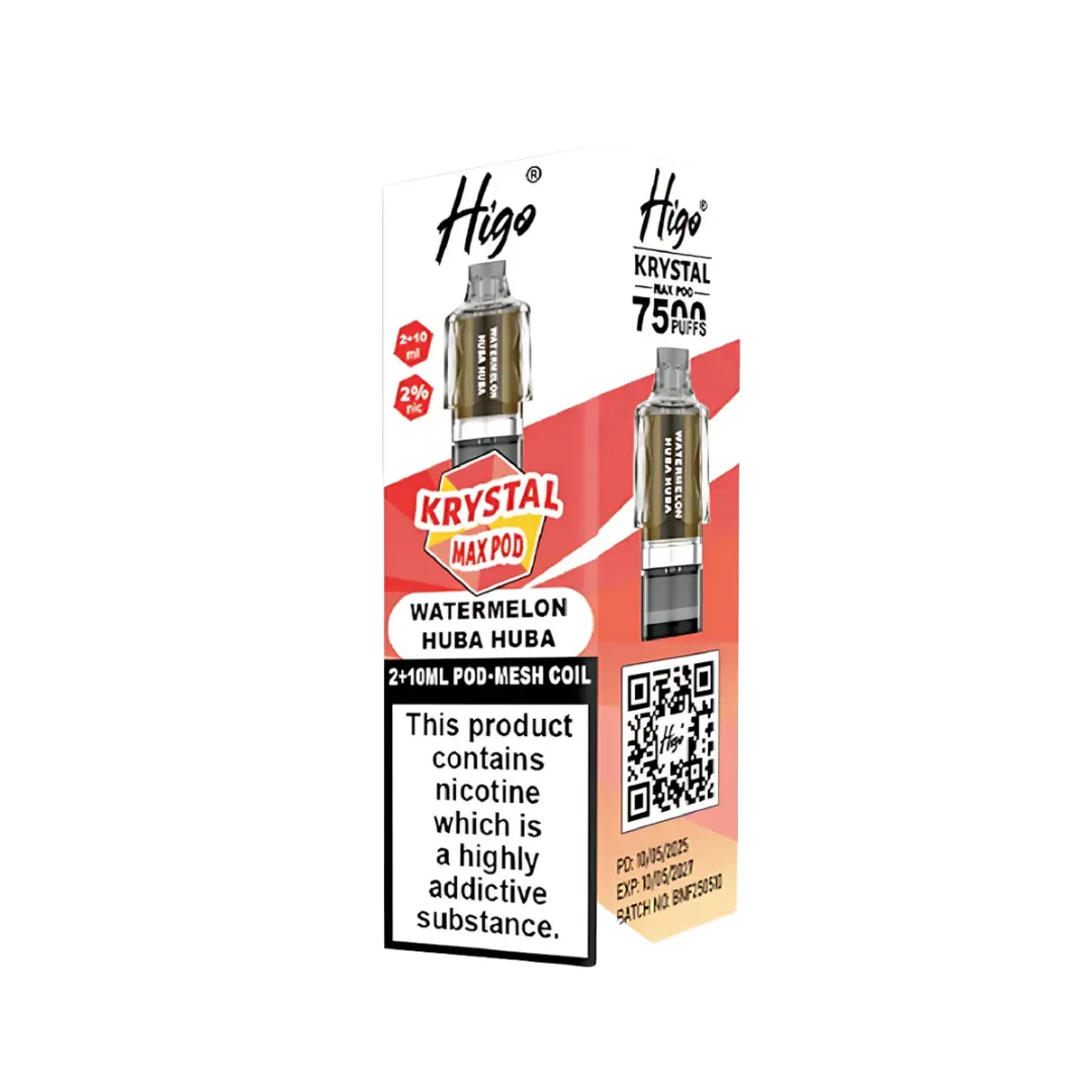 Higo Krystal Max 7500 Puffs Prefilled Pods