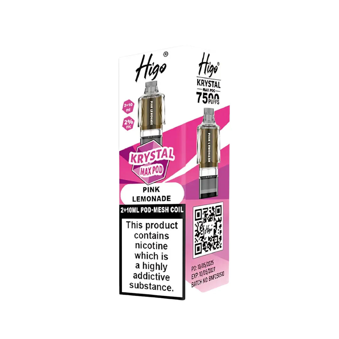 Higo Krystal Max 7500 Puffs Prefilled Pods